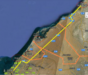 Dubai to RAK -- four 'countries' in one day!