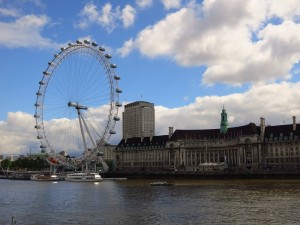 Sea Life London Aquarium (and London Eye) on South Bank