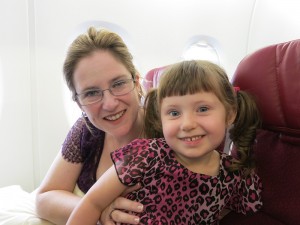 Libby and Emerson ready to fly Asia...