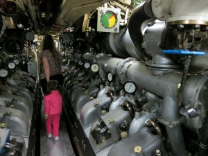 Exploring inside the HMAS Onslow...  